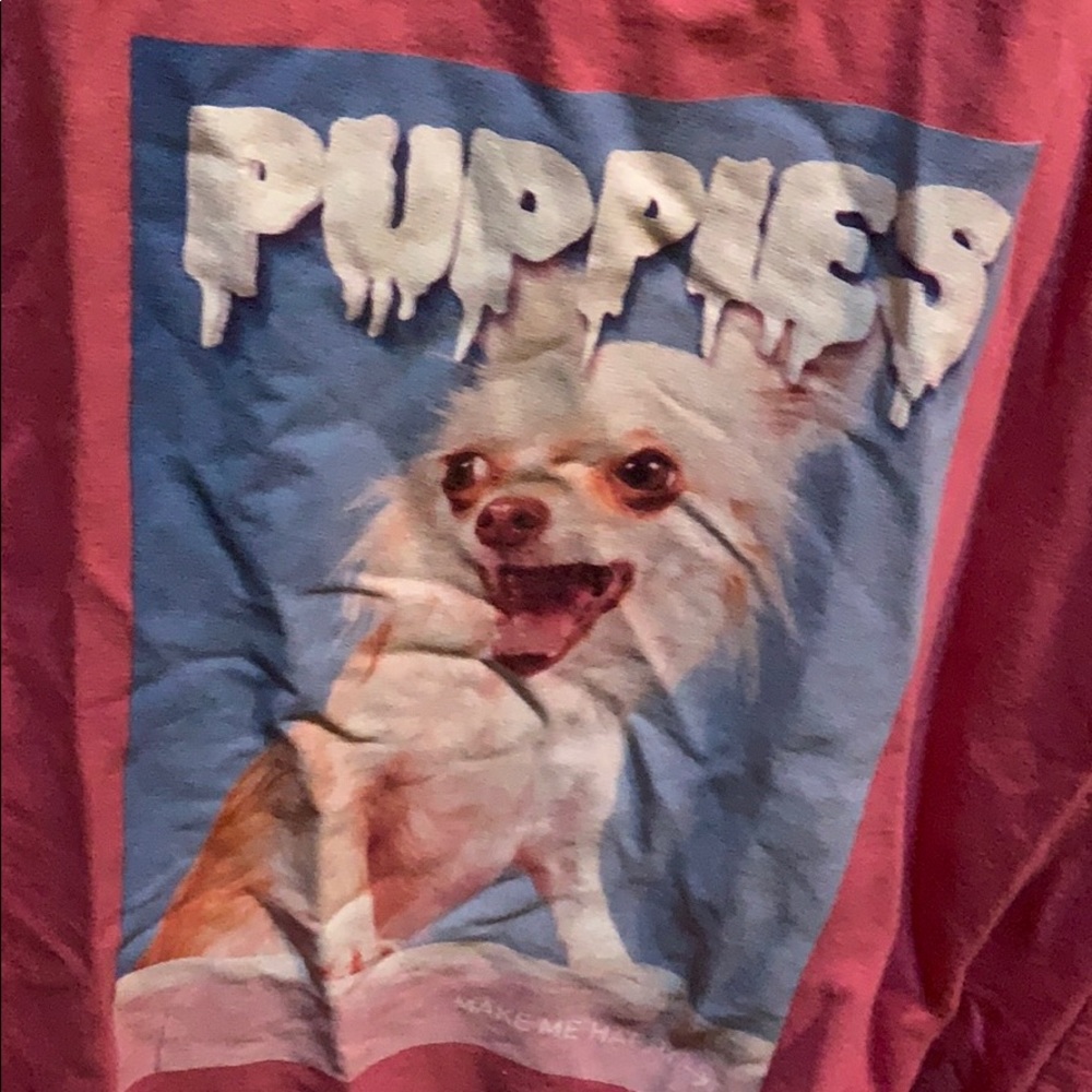 Puppies make me happy racerback tank